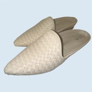 MIA Women's Johona Cream Woven Mules